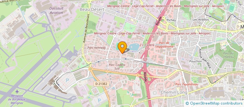 localisation de l'entreprise COMPANION SPINE FRANCE à MERIGNAC