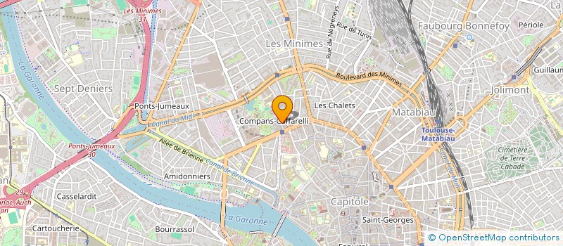localisation de l'entreprise COMPANS CAFFARELLI à TOULOUSE