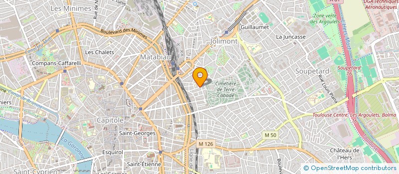 localisation de l'entreprise COMPANS-CAFFARELLI COLOCATION à TOULOUSE