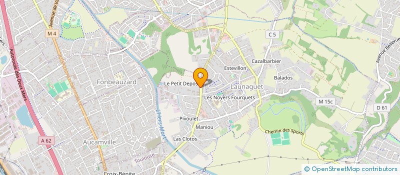 localisation de l'entreprise COMPANS KINESPORT  TOULOUSE
