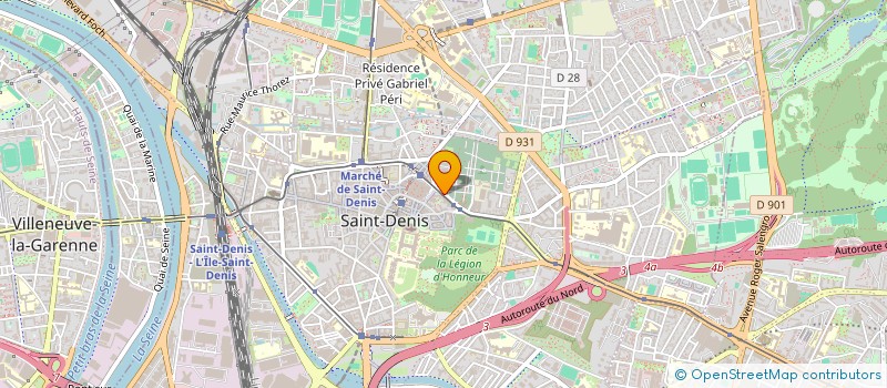 localisation de l'entreprise COMPANY CONSULTING à SAINT-DENIS