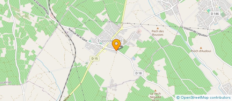 localisation de l'entreprise COMPANY OF POSE 34  ESPONDEILHAN