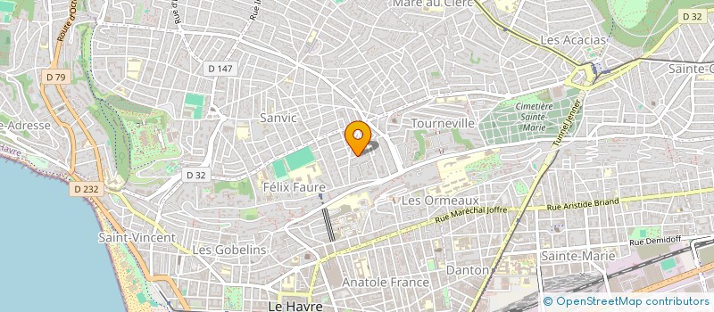 localisation de l'entreprise COMPANY OF WARGAMERS à LE HAVRE