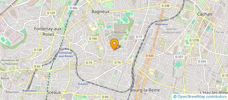 localisation de l'entreprise COMPANY VON  BAGNEUX