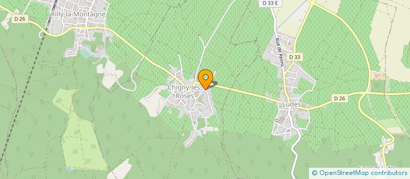 localisation de l'entreprise COMPARACT  CHIGNY-LES-ROSES