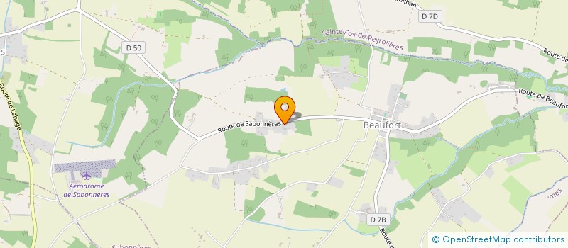 localisation de l'entreprise COMPARAOC à BEAUFORT