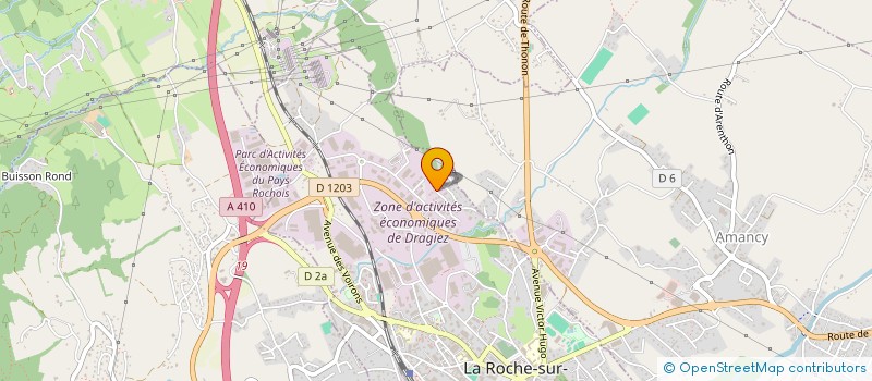 localisation de l'entreprise COMPARASOL FORAIN à LA ROCHE-SUR-FORON
