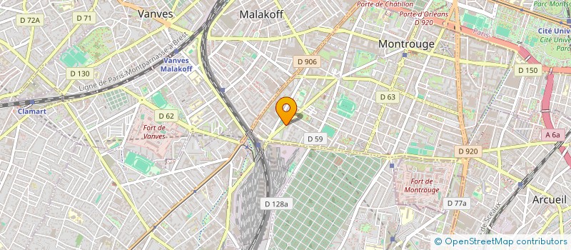 localisation de l'entreprise COMPARASSUR  MONTROUGE