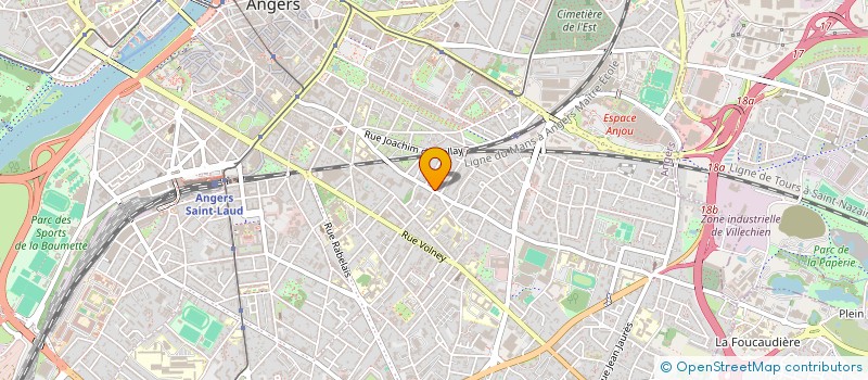localisation de l'entreprise COMPARATYS à ANGERS
