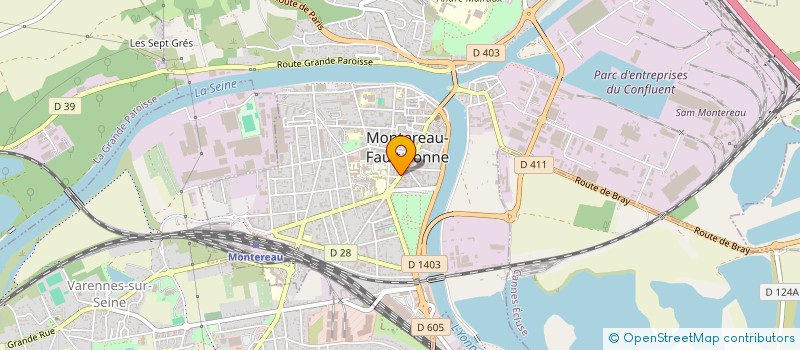 localisation de l'entreprise COMPARE ET ASSURE à MONTEREAU-FAULT-YONNE