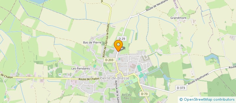 localisation de l'entreprise COMPARET ENERGIES  PIERRE-DE-BRESSE