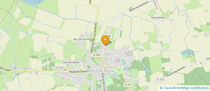 localisation de l'entreprise COMPARET TRANSPORTS à PIERRE-DE-BRESSE