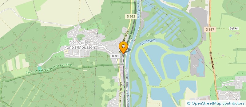 localisation de l'entreprise COMPARIN PERE ET FILS  NORROY-LES-PONT-A-MOUSSON