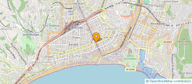 localisation de l'entreprise COMPARIT à NICE