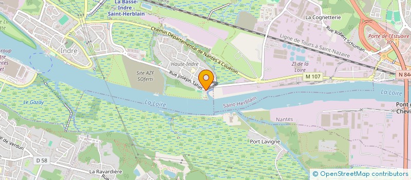 localisation de l'entreprise COMPART 44  INDRE