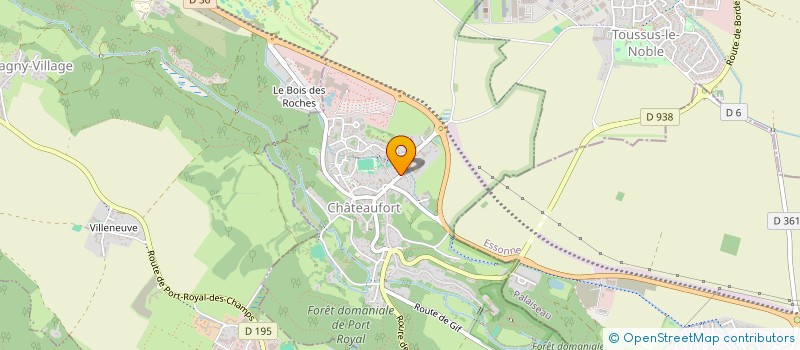 localisation de l'entreprise COMPARYS à CHATEAUFORT