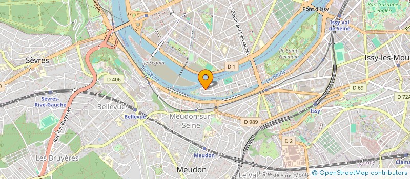 localisation de l'entreprise COMPAS à ISSY-LES-MOULINEAUX