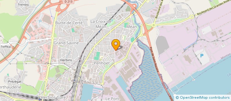 localisation de l'entreprise COMPAS CONCEPTION  SAINT-NAZAIRE