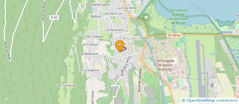 localisation de l'entreprise COMPAS SCIENCES à LE BOURGET-DU-LAC