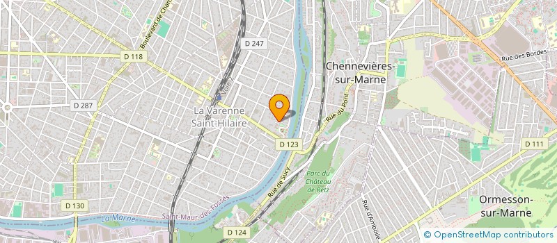localisation de l'entreprise COMPASS à SAINT-MAUR-DES-FOSSES