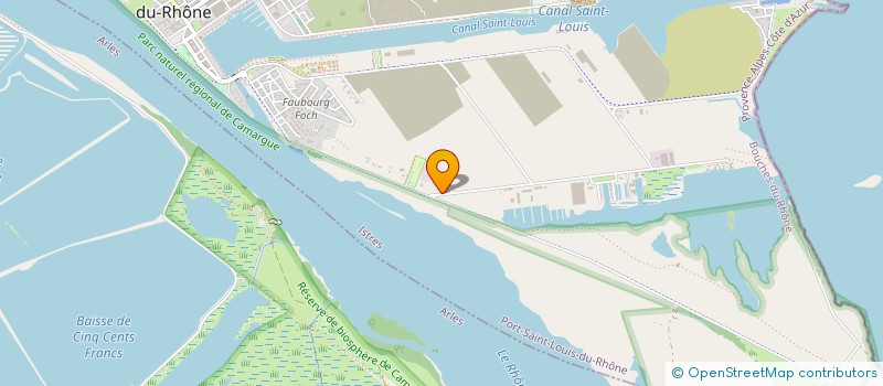 localisation de l'entreprise COMPASS MARITIME COURTAGE  PORT-SAINT-LOUIS