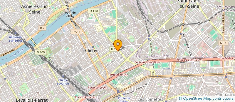 localisation de l'entreprise COMPASS TRAINING & CONSULTING à CLICHY
