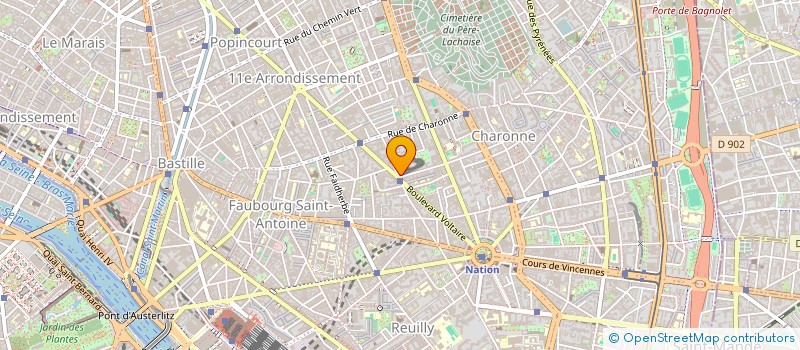 localisation de l'entreprise COMPASSION EN ACTIONS KARUNA  PARIS