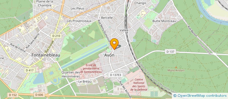 localisation de l'entreprise COMPATIR AVEC CHRIST (ASSOCIATION) à AVON