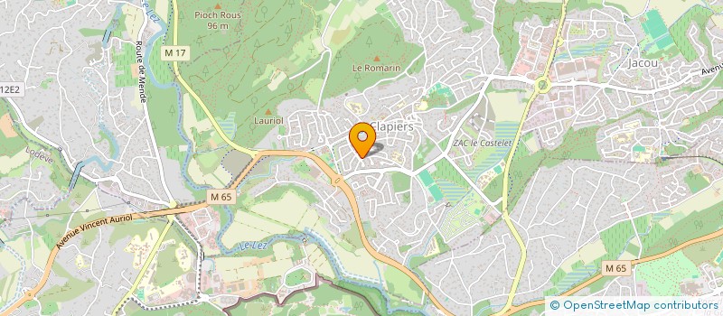 localisation de l'entreprise COMPCENT à JACOU
