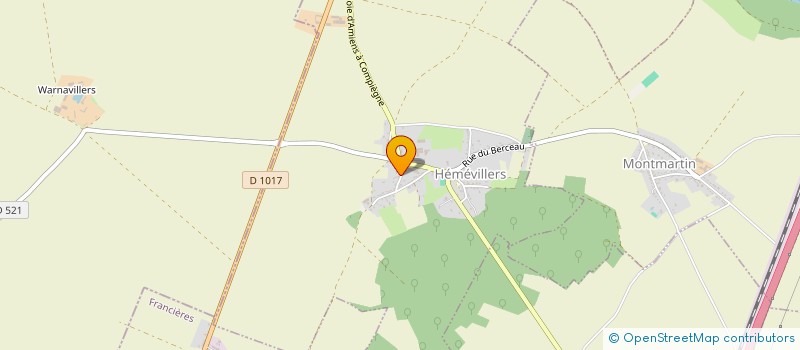 localisation de l'entreprise COMPCYV  HEMEVILLERS