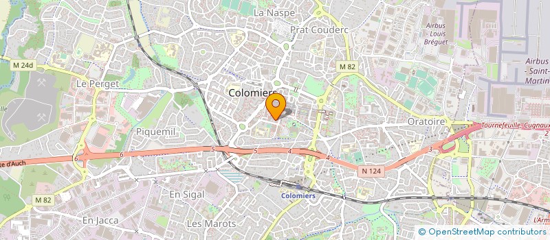 localisation de l'entreprise COMPELEC à COLOMIERS
