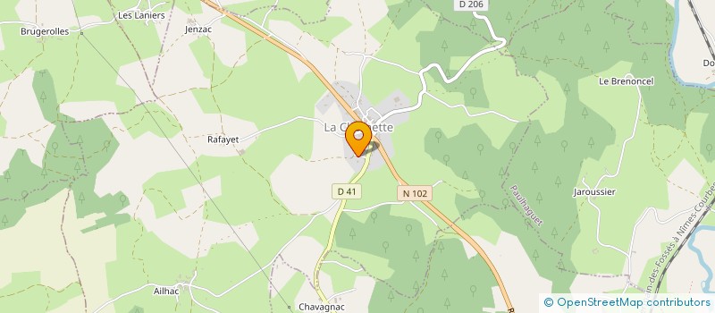 localisation de l'entreprise COMPENSE CARBONE à DOMEYRAT