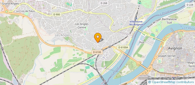 localisation de l'entreprise COMPER  LES ANGLES