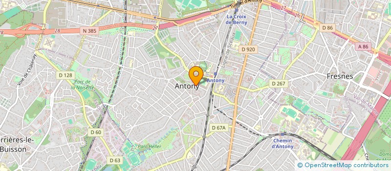 localisation de l'entreprise COMPERE QU AS TU VU ? à ANTONY