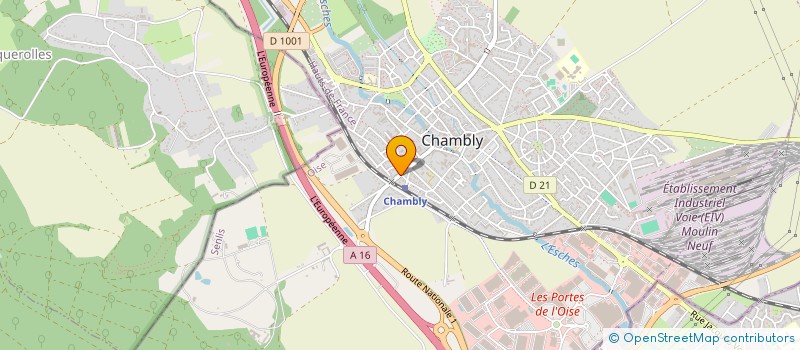 localisation de l'entreprise COMPERE TRAITEUR  CHAMBLY