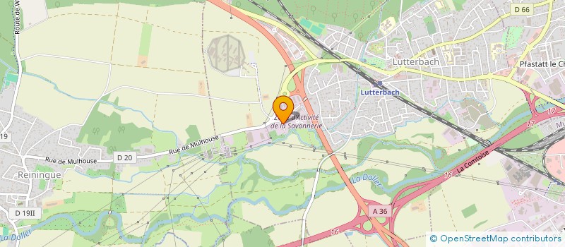 localisation de l'entreprise COMPERIO  LUTTERBACH