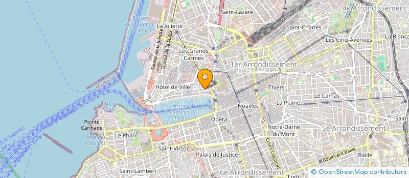 localisation de l'entreprise COMPET AUDIT CONSEIL FORMAT RES HUMAINES à MARSEILLE