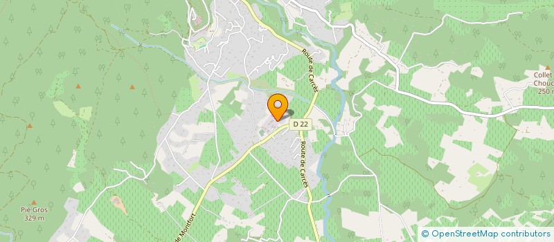 localisation de l'entreprise COMPETENCE CUISINE à COTIGNAC
