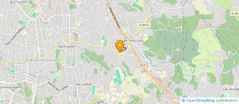 localisation de l'entreprise COMPETENCE DIAGNOSTIC  MARSEILLE