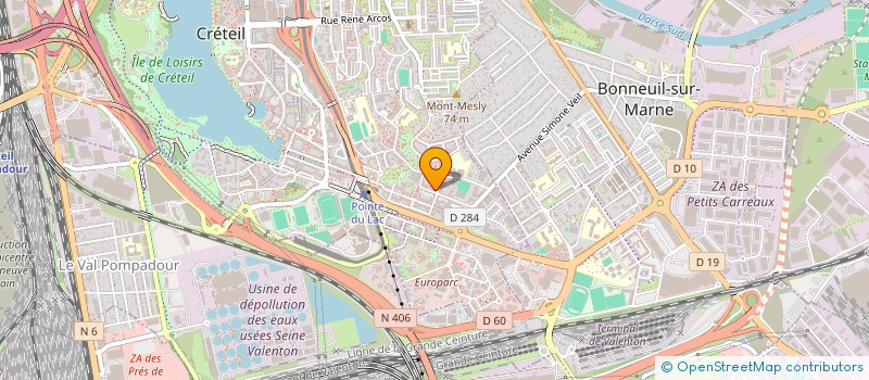 localisation de l'entreprise COMPETENCE PRO  CRETEIL