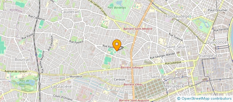 localisation de l'entreprise COMPETENCES à BORDEAUX