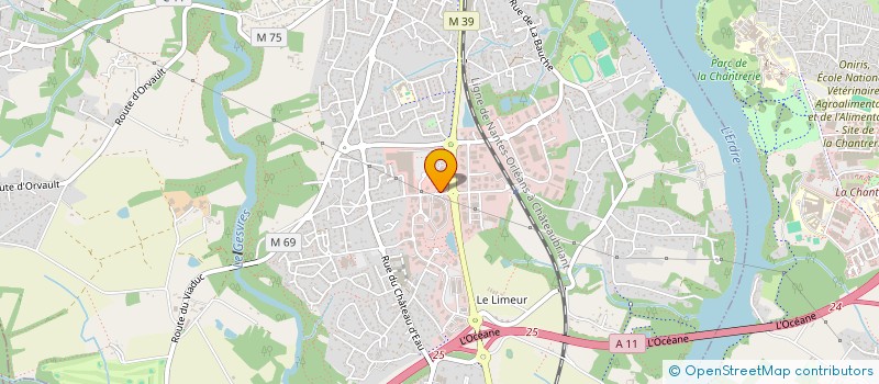 localisation de l'entreprise COMPETENCES 44 à LA CHAPELLE-SUR-ERDRE