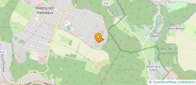 localisation de l'entreprise COMPETENCES  MAGNY-LES-HAMEAUX