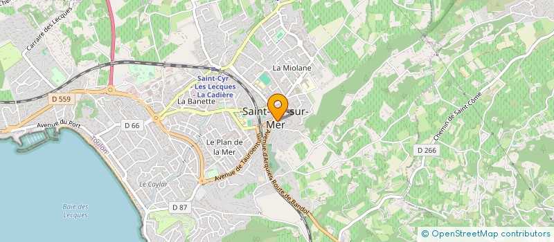 localisation de l'entreprise COMPETENCES à SAINT-CYR-SUR-MER