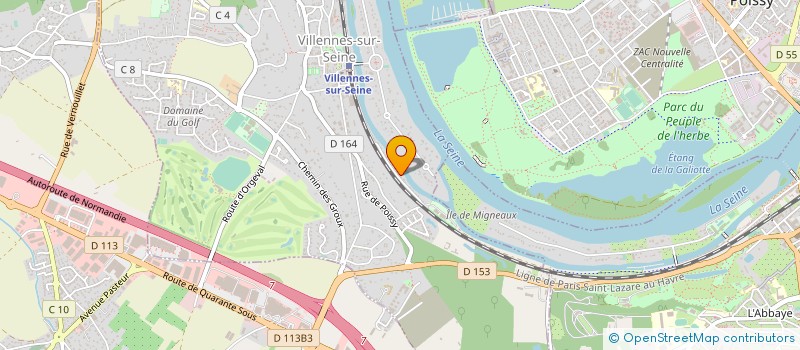 localisation de l'entreprise COMPETENCES DU 21EME SIECLE à VILLENNES-SUR-SEINE