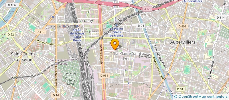 localisation de l'entreprise COMPETENCES EN CROISSANCE  SAINT-DENIS