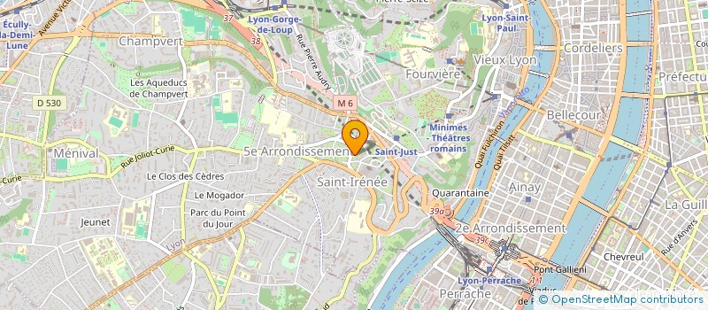 localisation de l'entreprise COMPETENCES EN TEMPS PARTAGE à LYON