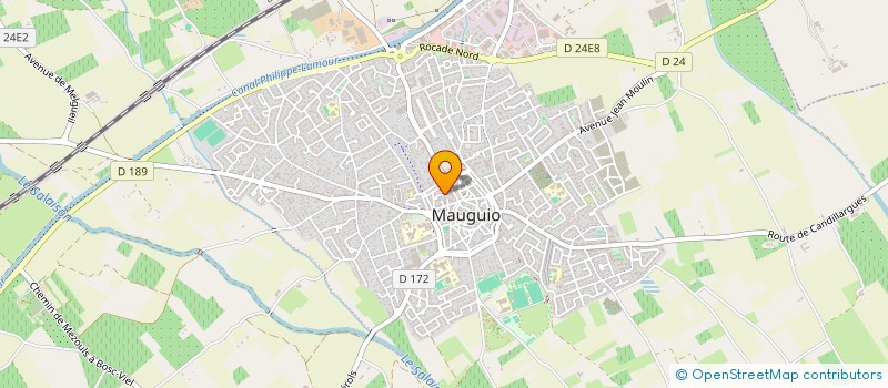 localisation de l'entreprise COMPETENCES ET CHANGEMENT  MAUGUIO