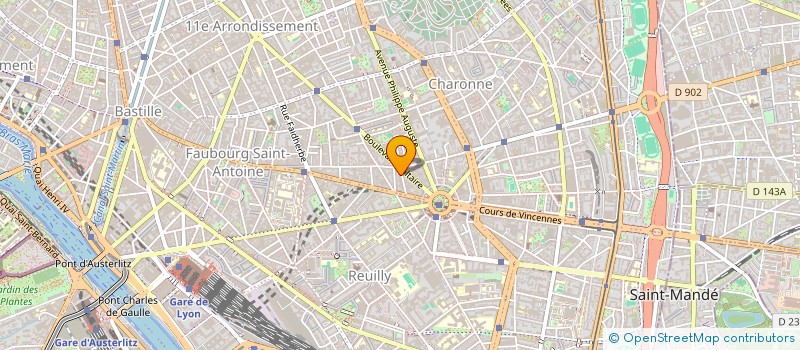 localisation de l'entreprise COMPETENCES ET SERVICES INFORMATIQUES  PARIS