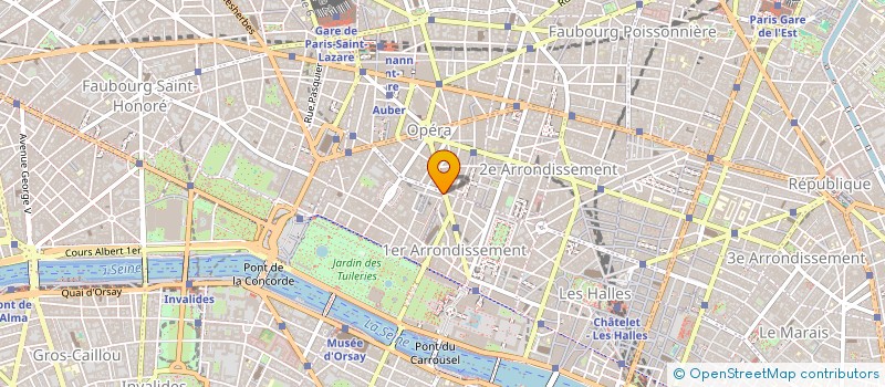 localisation de l'entreprise COMPETENCES FRANCE-QUEBEC à PARIS